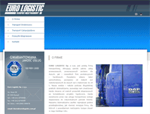 Tablet Screenshot of eurologistic.pl